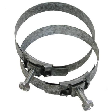 63-67 A/C DUCT HOSE CLAMPS (PAIR)