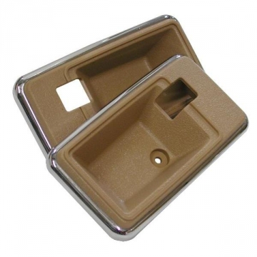 78-82 DOOR PANEL LATCH BEZELS (CAMEL)