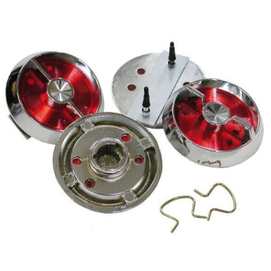 63-64 DOOR LOCK KNOB & REFLECTOR SET