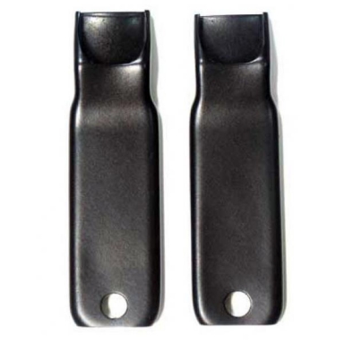 72-73 SEAT BELT POCKETS (BLACK) (7.75 INCHES)