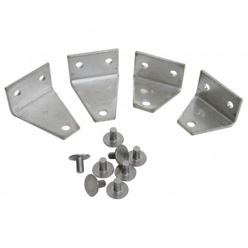 63 QUARTER TRIM PANEL SUPPORTS W/RIVETS (COUPE)