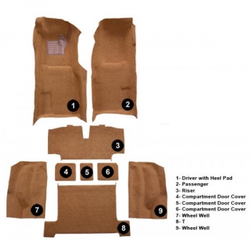 68-69 CARPET SET (80/20 LOOP) AUTOMATIC