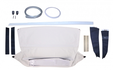 68-75 CONVERTIBLE TOP KIT (WHITE)