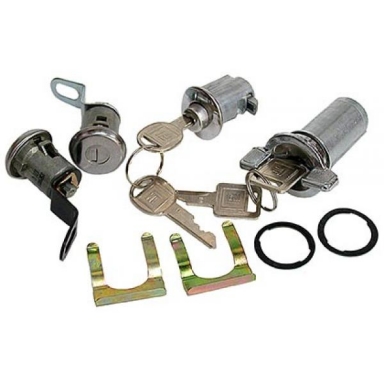 74-77 LOCK SET (IGNITION, DOOR, GLOVE BOX)