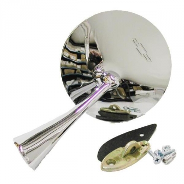 63L-67 OUTSIDE REAR VIEW MIRROR W/BOWTIE (RH)