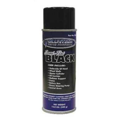 SEMIFLAT BLACK SPRAY PAINT