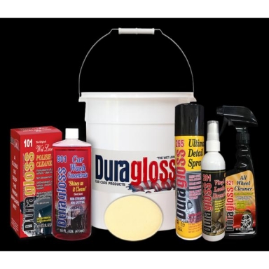 DURAGLOSS CAR CARE BUCKET SET (DELUXE)