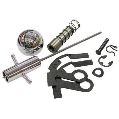 64-67 SHIFTER REPAIR KIT (MAJOR) CHROME BALL