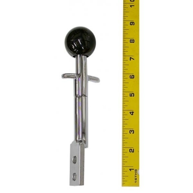 69-76 SHIFTER HANDLE (BOLT-ON) BLACK CHROME BALL