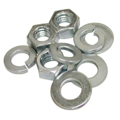 64-68 SHIFTER LINKAGE LEVER NUT & WASHER SET
