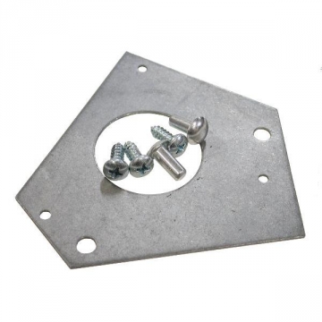 65L-67 CLUTCH PEDAL PUSH ROD BOOT RETAINER 3-SCREW