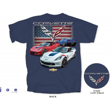 C7 GRANDSPORT-AMERICAN FLAG (XX-LARGE)