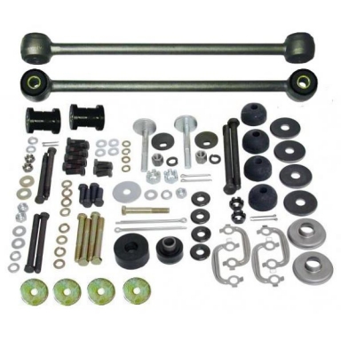 78-79 REAR SUSPENSION BUSHING/MOUNT COMBO KIT-POLY