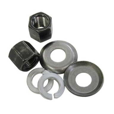 53-82 REAR SHOCK MOUNT NUTS, LW & RETAINER SET