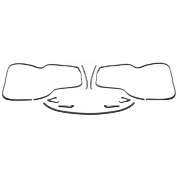 63-67 COUPE WEATHERSTRIP SET (9 PCS)