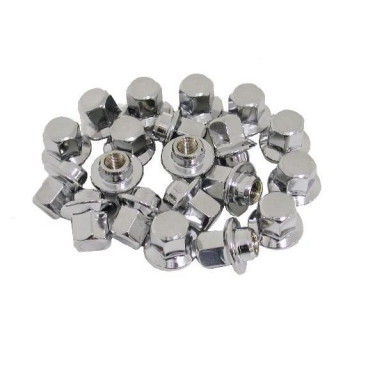 74-82 ALUMINUM WHEEL CHROME LUG NUT SET