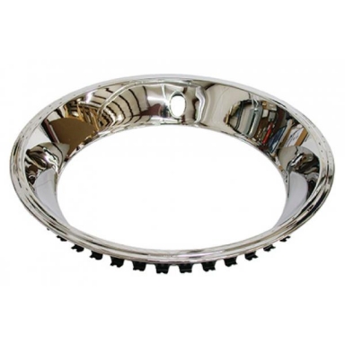 67-68 RALLY WHEEL TRIM RING (MULTI-CLIP CHROME)