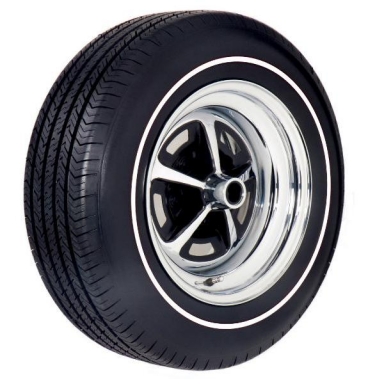 63-67 WHITE WALL RADIAL TIRE (5/8 INCH)