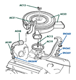 C3 Air Cleaner 68-72