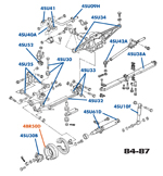 C4 Suspension-Rear 84-87