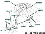 C3 Park Brake-Handle