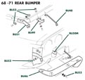 C3 Bumper-Rear