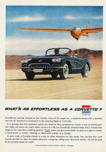 What's as Effortless as a Corvette Ad from 1958