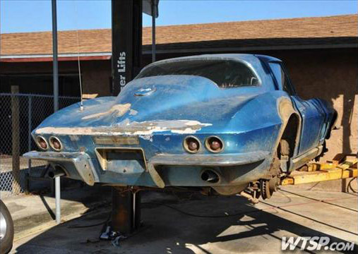 Neil Armstrong's Corvette, photo by Florida Today