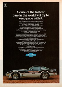 1978 Corvette Ad