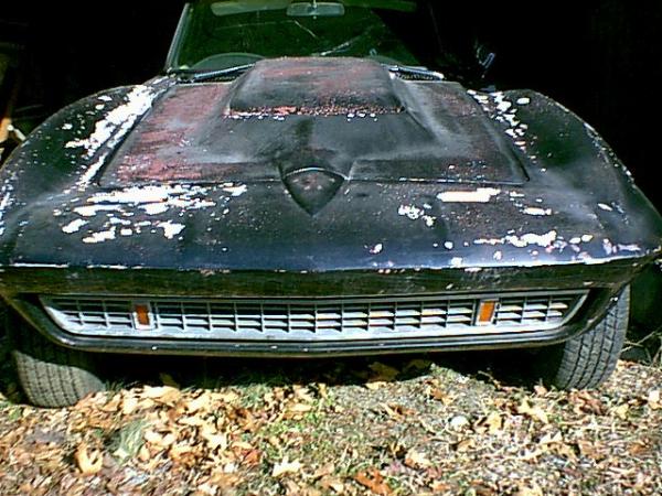 Corvette restoration before picture