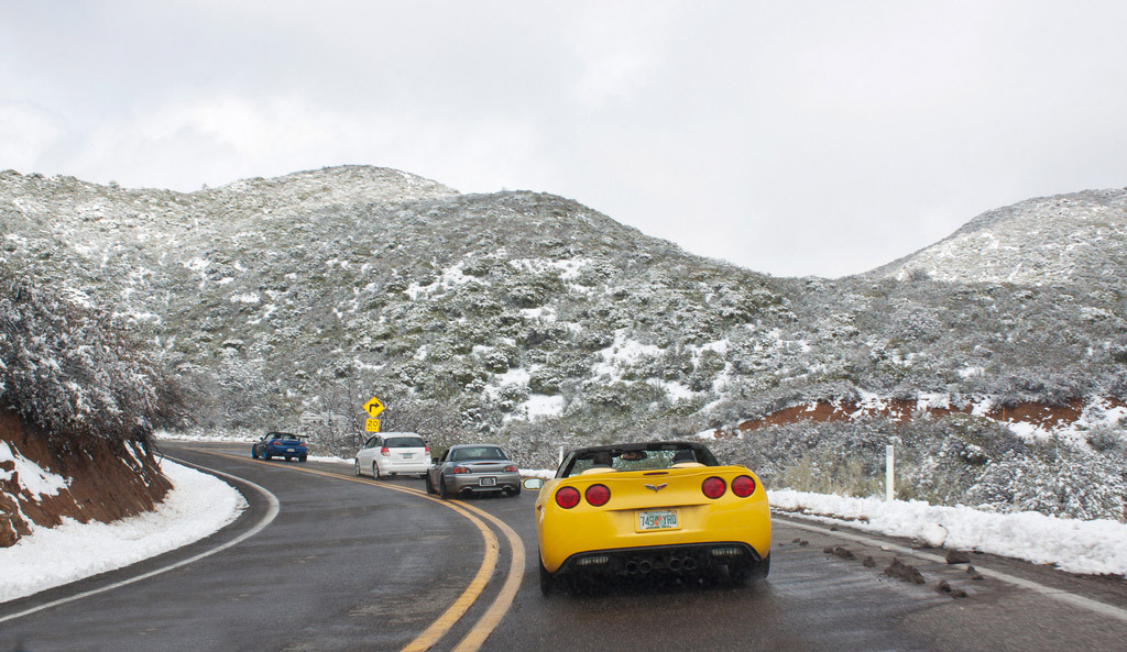 corvette winter weather